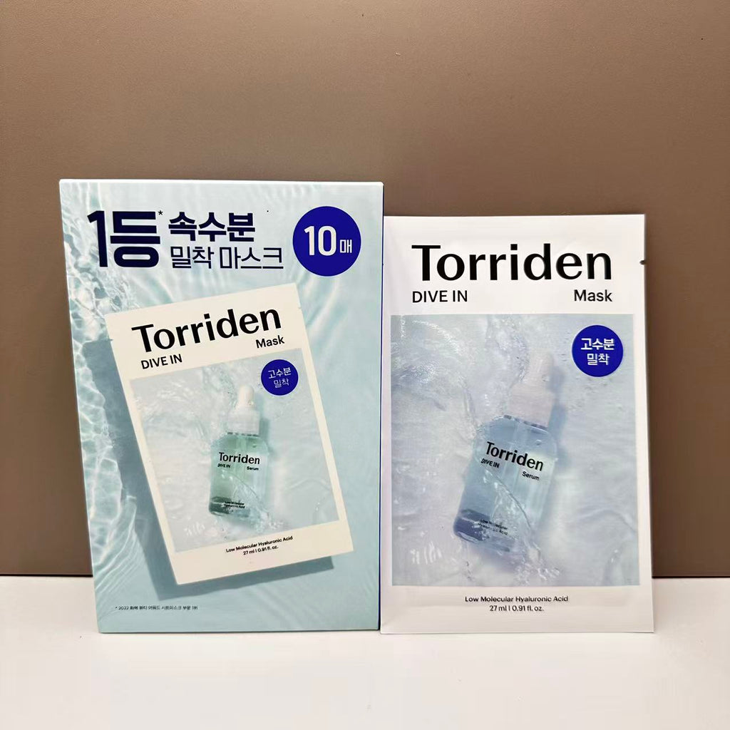 Torriden DIVE-IN Low Molecular Hyaluronic Acid Mask 10 Pack
