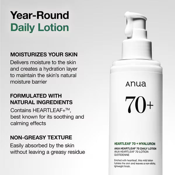 Anua Heartleaf 70 Daily Lotion 200ml