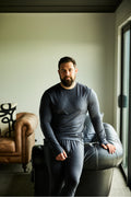 Men's OG Long Sleeve - 100% Merino Wool, Slate Grey