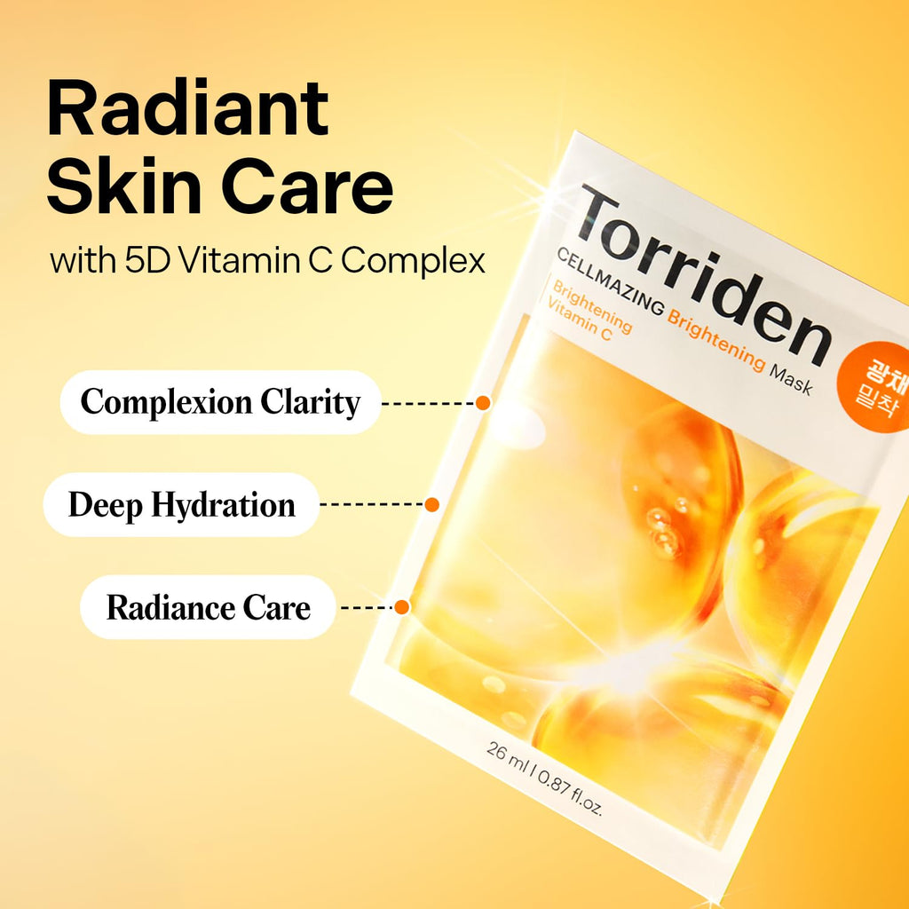 Torriden Cellmazing Vita C Brightening Mask 10 Pack