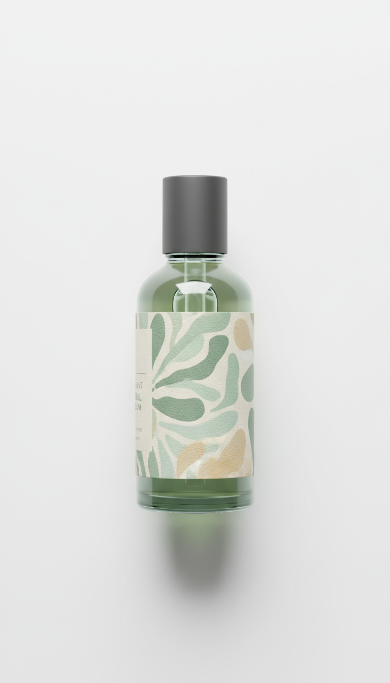 Radiant Herbal Serum Glass Bottle