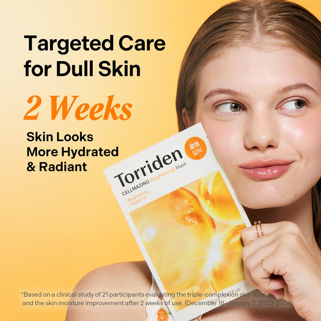 Torriden Cellmazing Vita C Brightening Mask 10 Pack