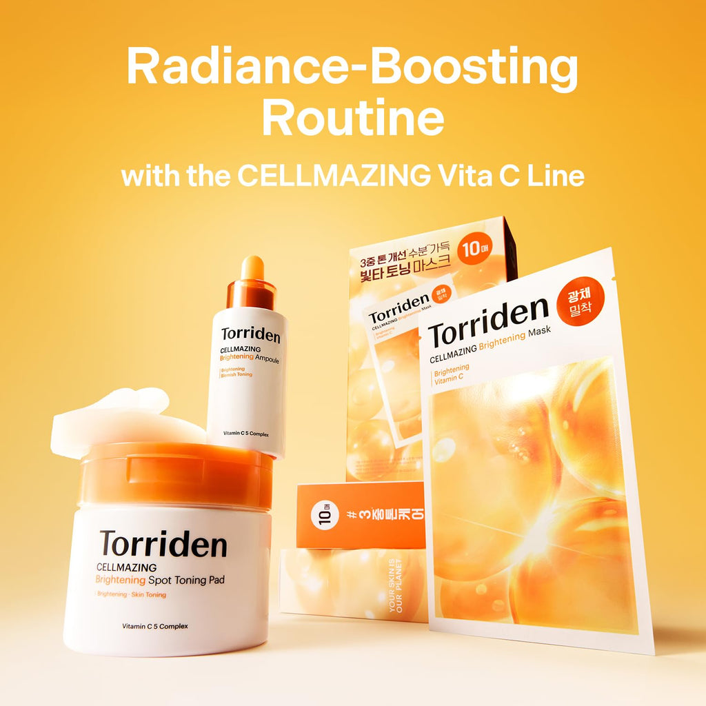 Torriden Cellmazing Vita C Brightening Mask 10 Pack
