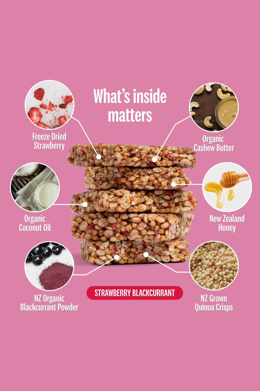 Protein Crisp Nutrition Bar | Strawberry Blackcurrant