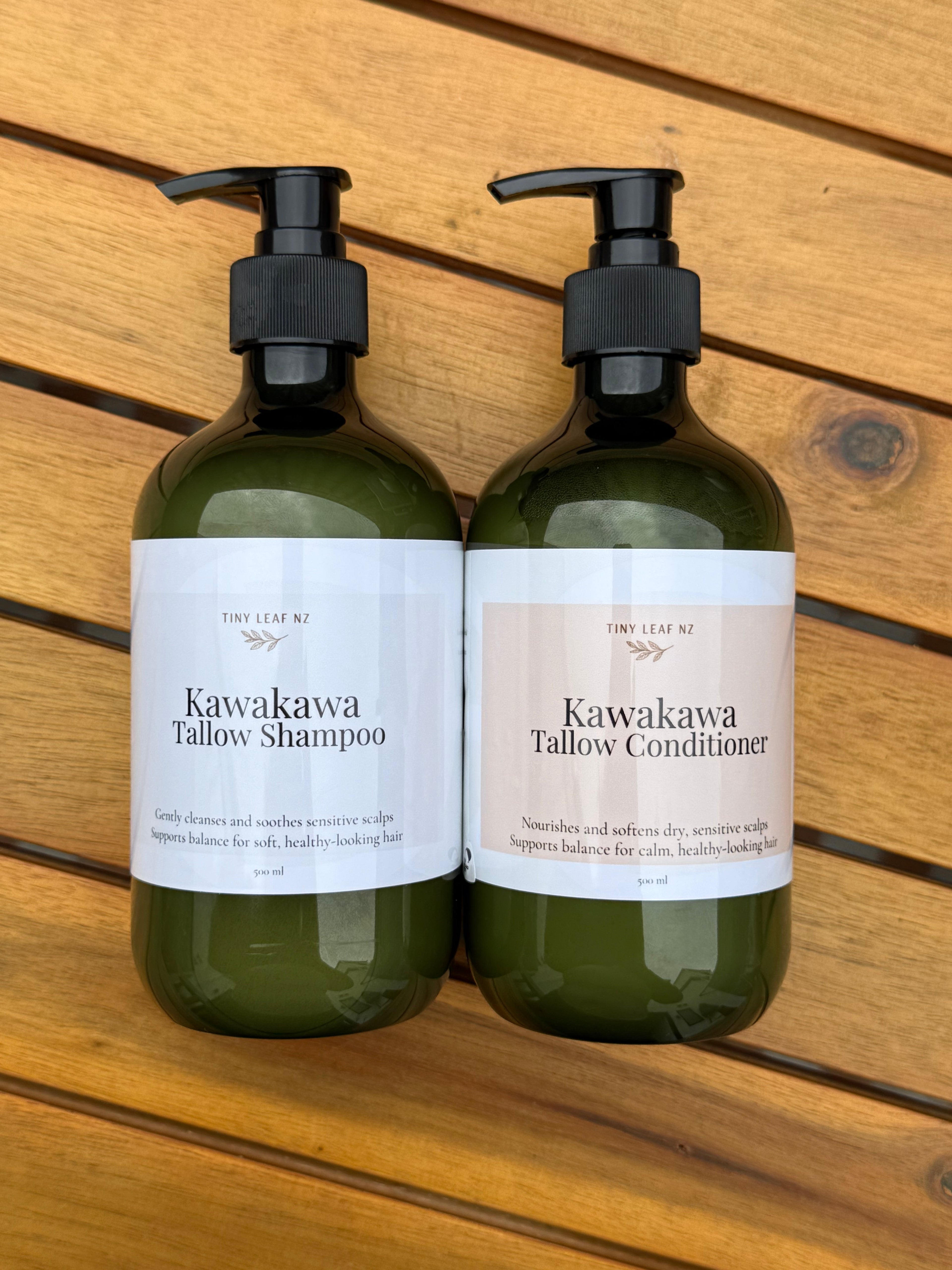 Kawakawa & Tallow Hair Care Duo
