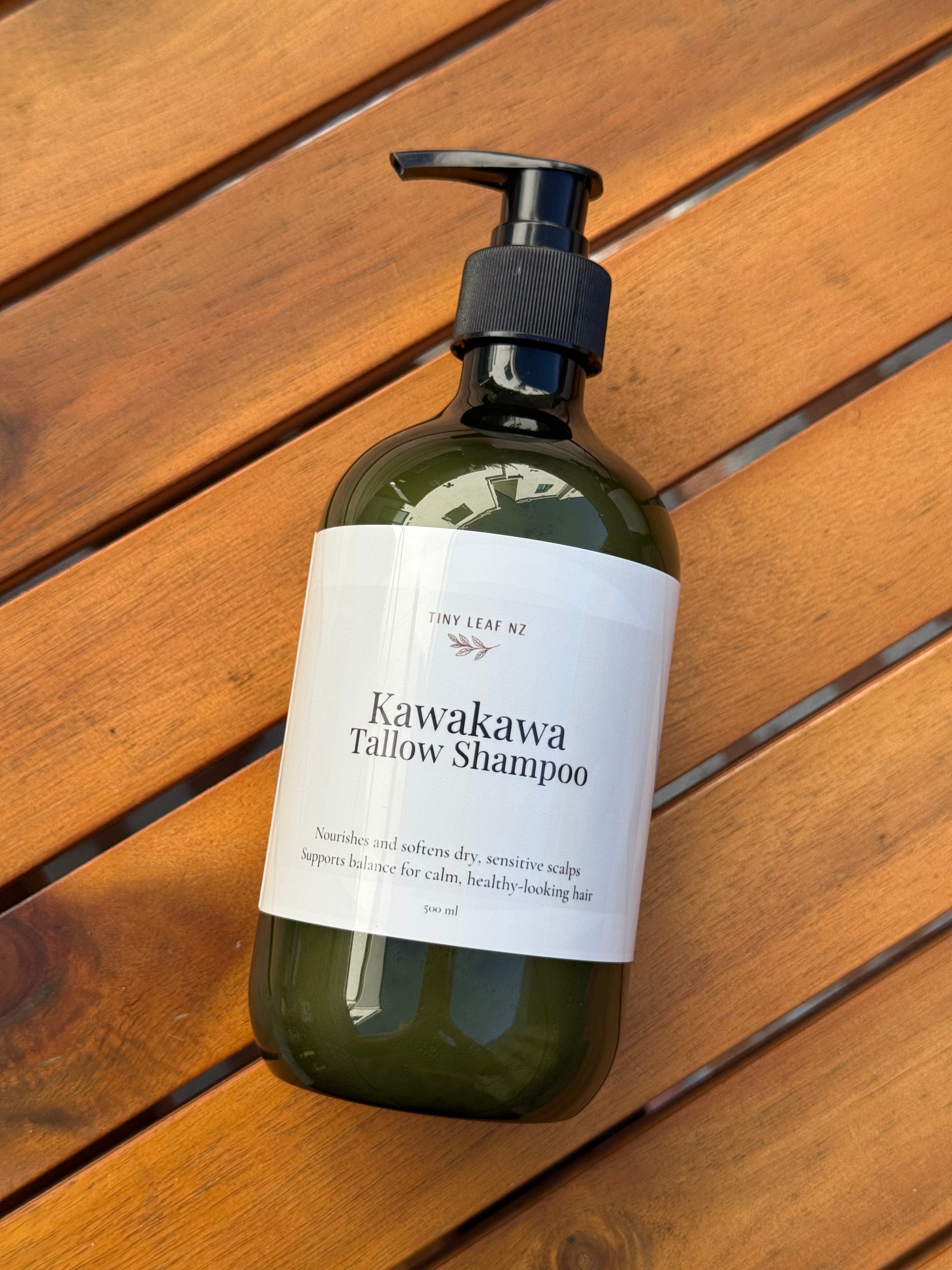 Kawakawa & Tallow Shampoo | Gentle Scalp & Hair Cleanser