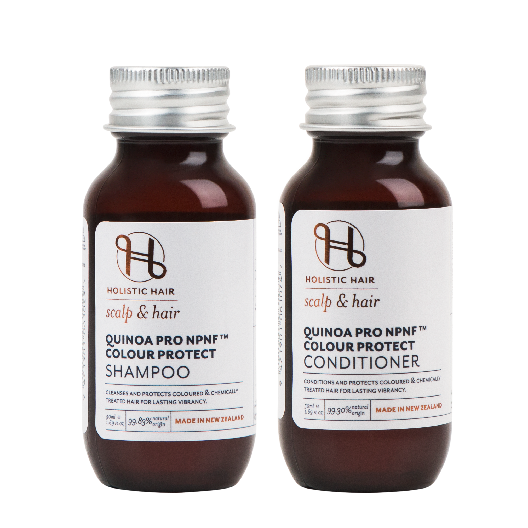 Quinoa Pro NPNF™ Colour Protect Shampoo & Conditioner 50ml Travel Set