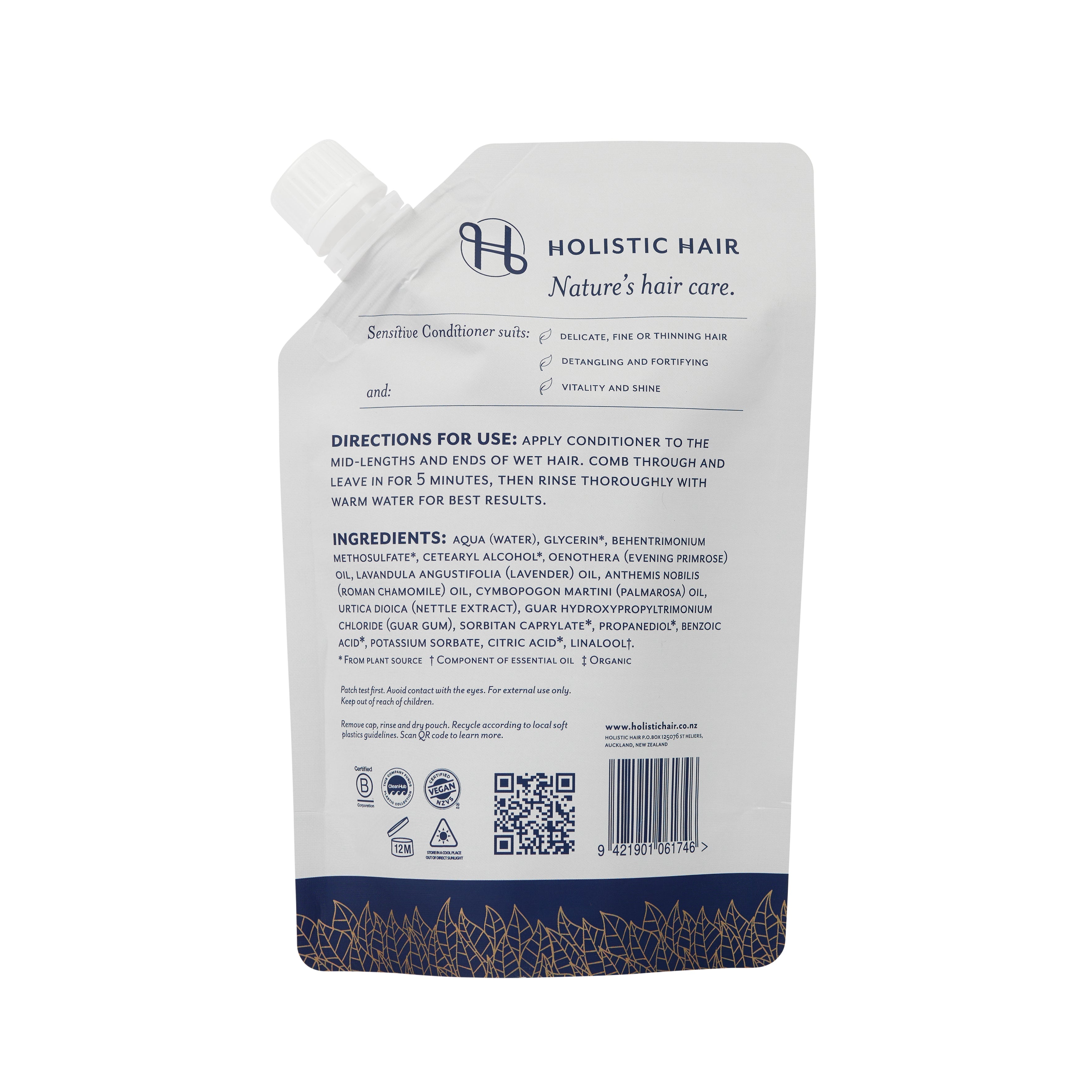 Sensitive Conditioner Refill Pouch 500ml