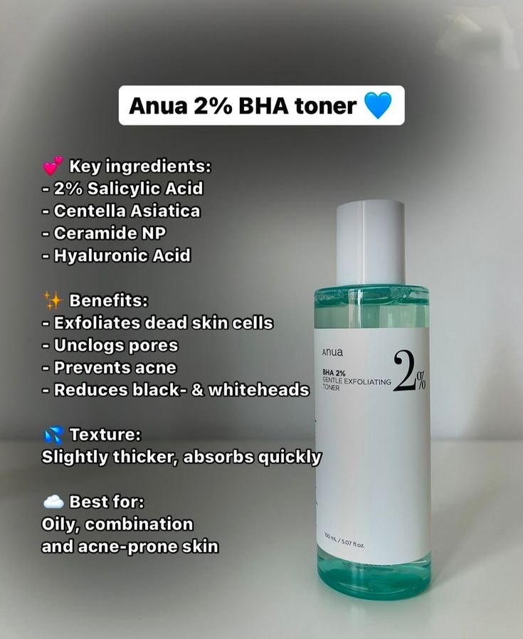 Anua BHA 2% Gentle Exfoliating Toner 150ml